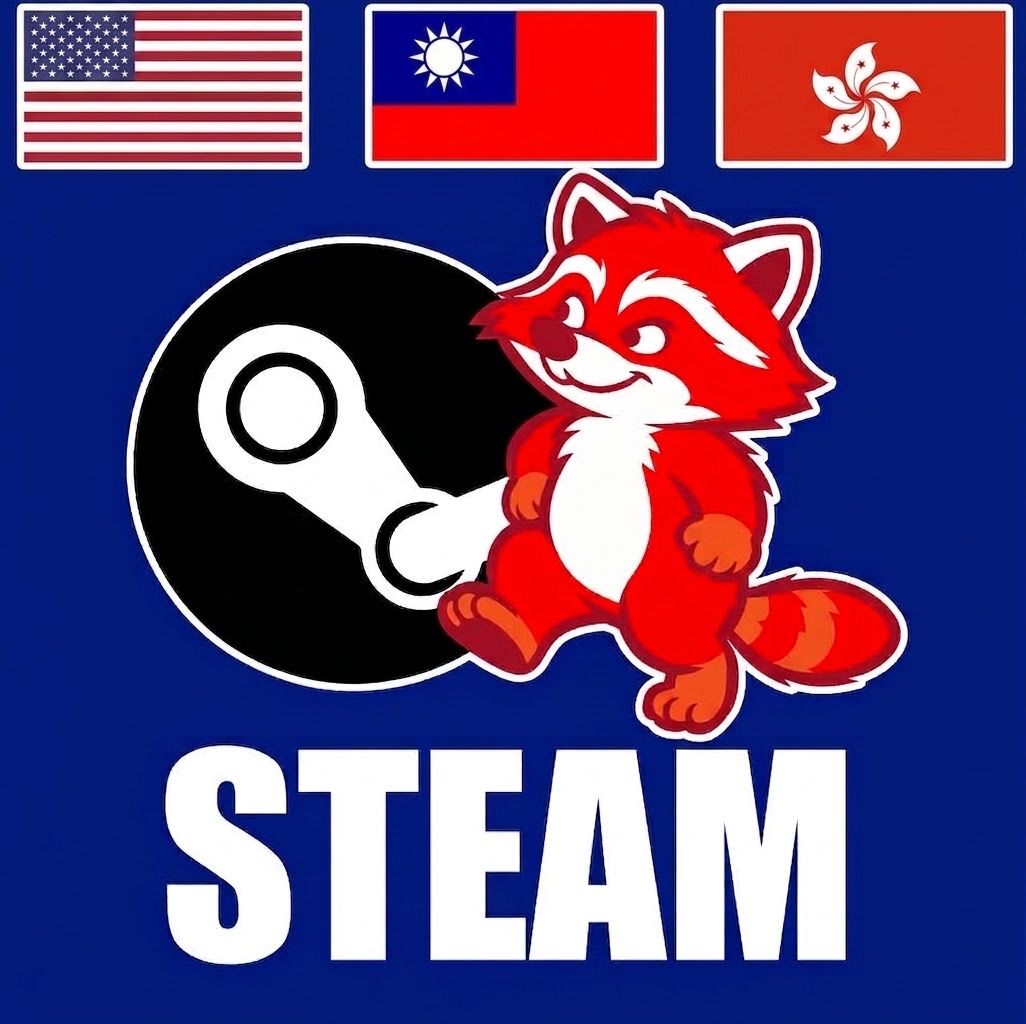 steam蒸氣卡(台灣香港美國)